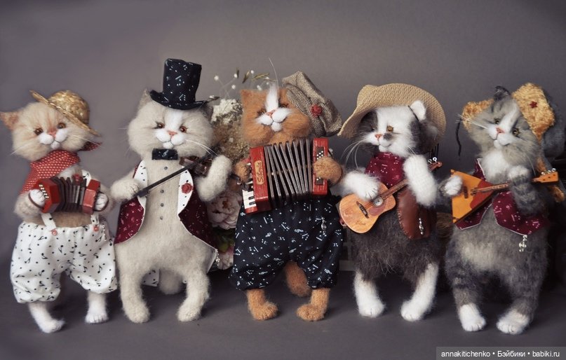 Удивительные коты Бессогоновой Ольги (фото 3)