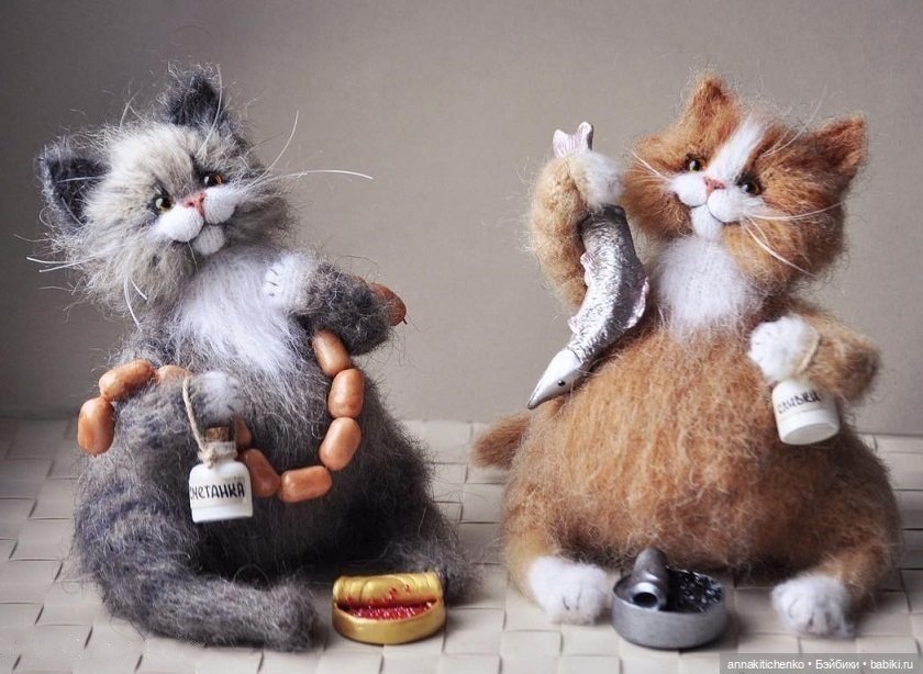 Удивительные коты Бессогоновой Ольги