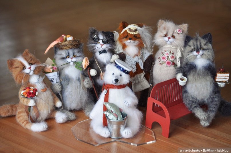 Удивительные коты Бессогоновой Ольги (фото 4)