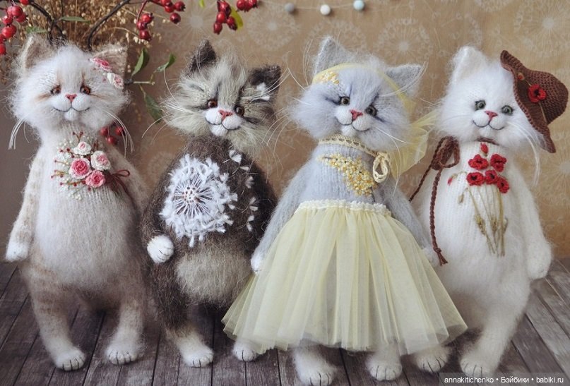 Удивительные коты Бессогоновой Ольги (фото 5)