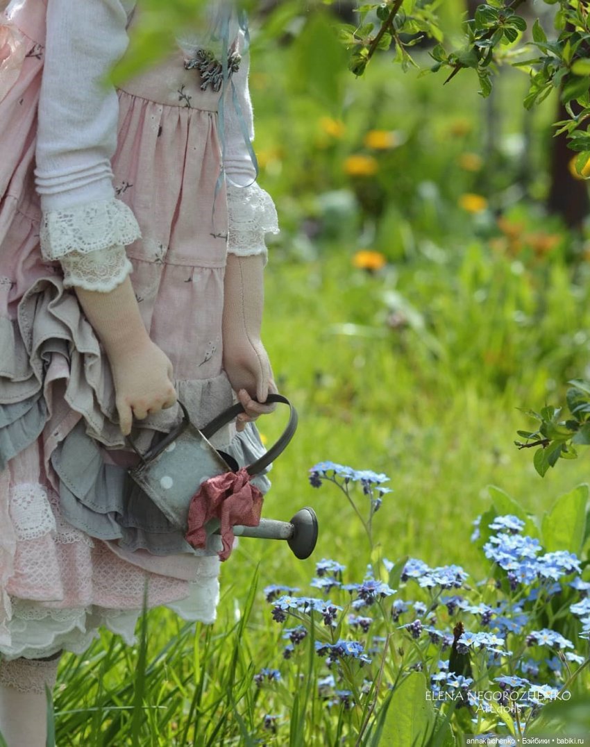 Акварельные куклы Елены Негороженко