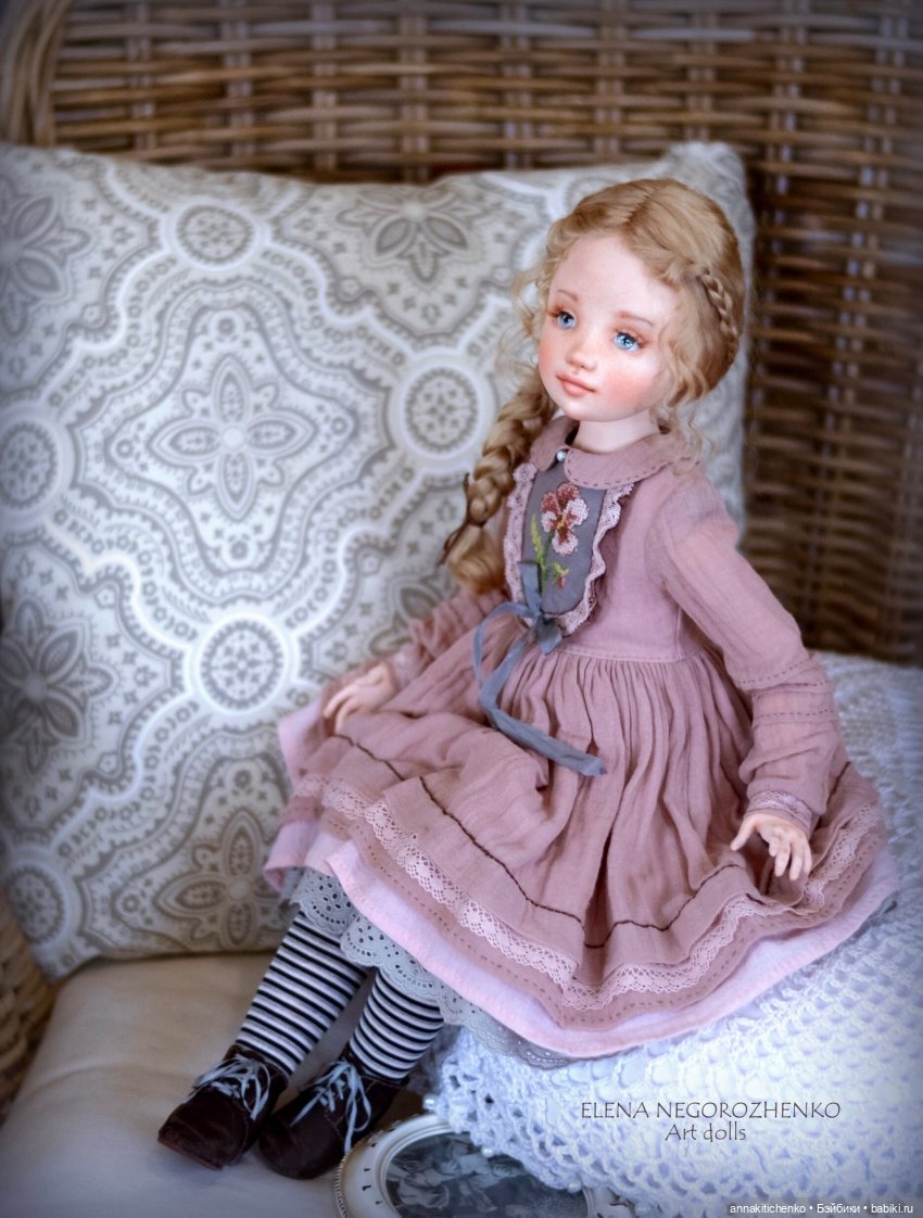 Акварельные куклы Елены Негороженко