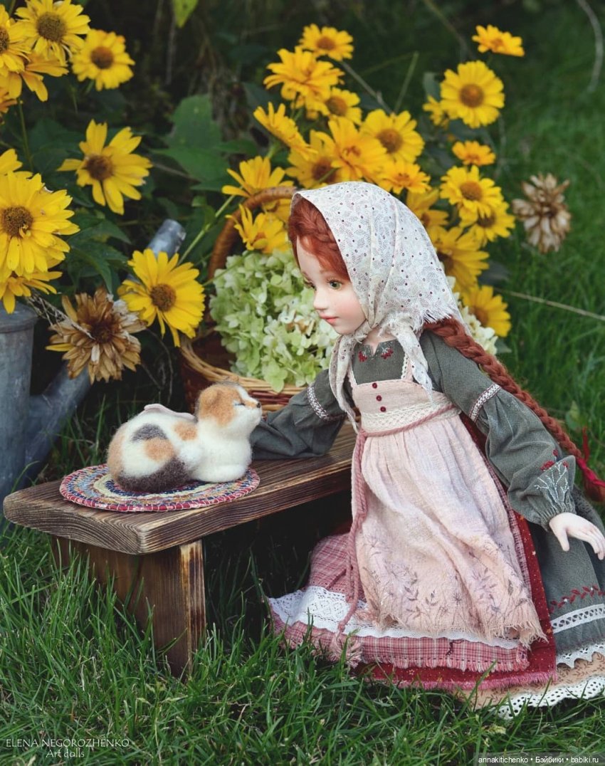 Акварельные куклы Елены Негороженко