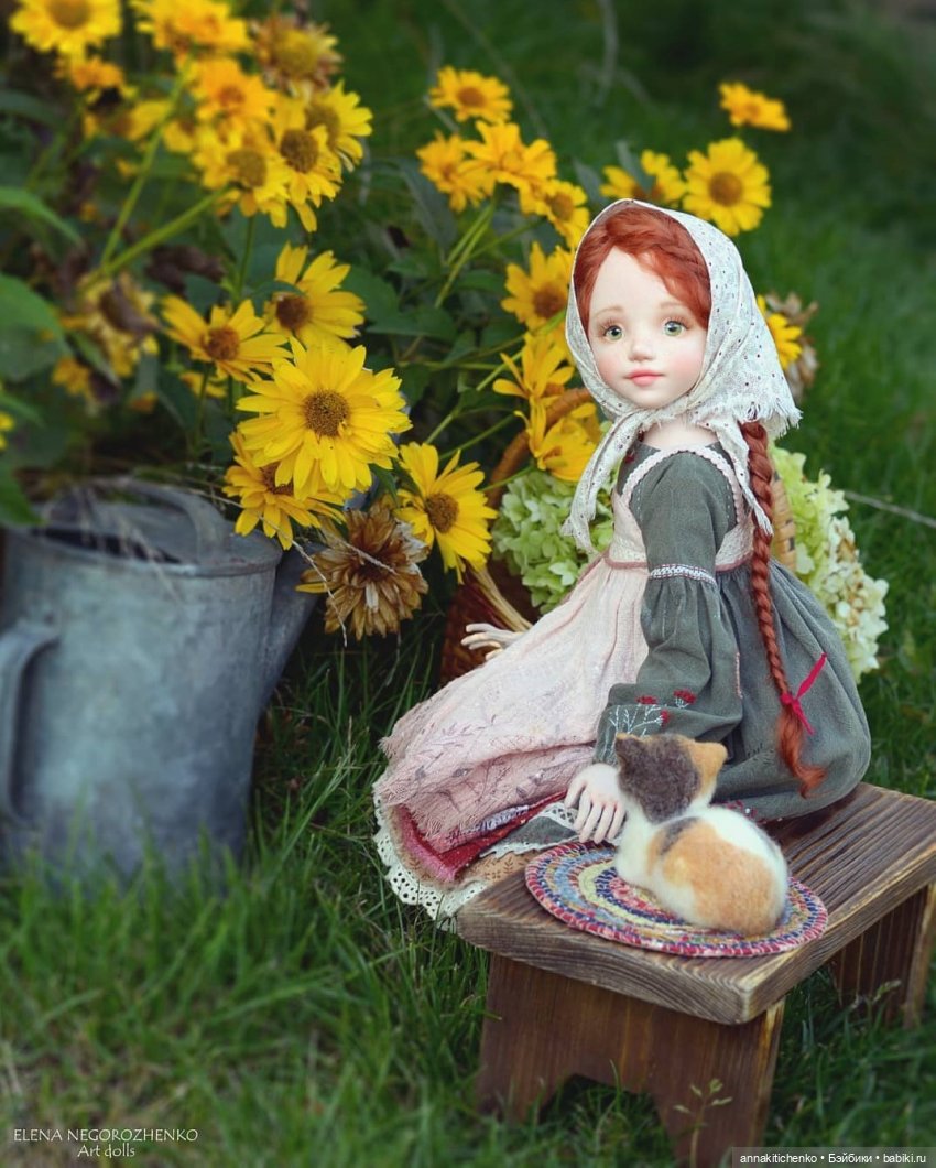 Акварельные куклы Елены Негороженко