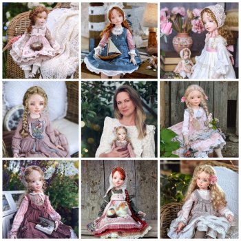 Акварельные куклы Елены Негороженко