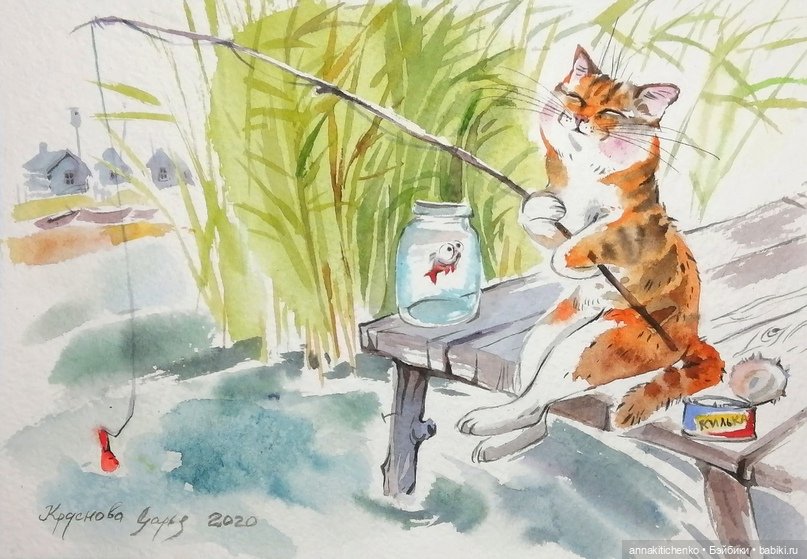 КОТЫ - рисунки Дарьи Красновой | Бэйбики КОТЫ - рисунки Дарьи Красновой
