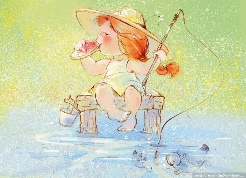 Добро пожаловать в детство! Нежные акварельные иллюстрации Екатерины Бабок (фото 10)