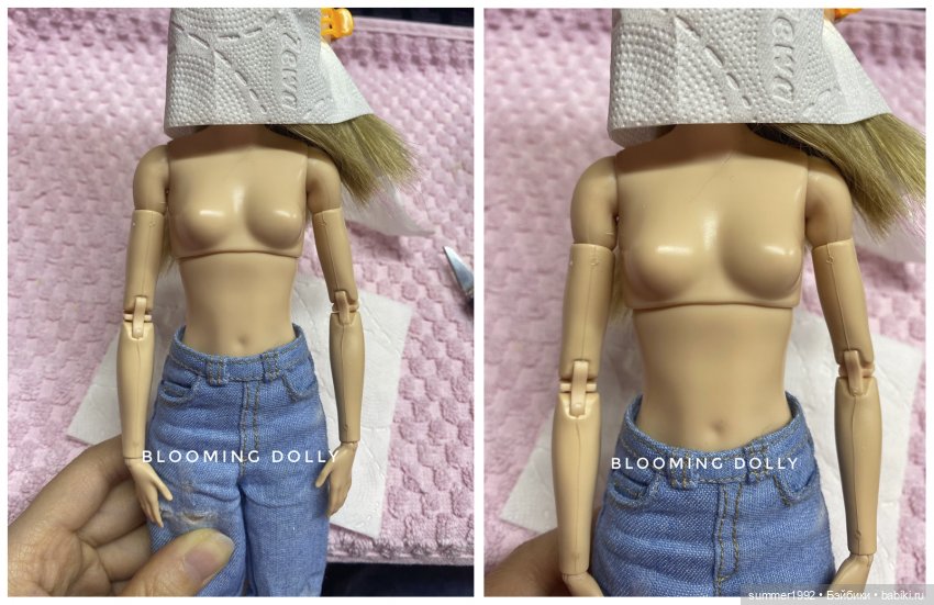 Отпиливание подмышек у кукол барби (выпрямляю руки) (фото 4)