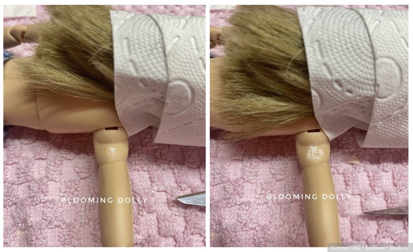 Отпиливание подмышек у кукол барби (выпрямляю руки) (фото 2)