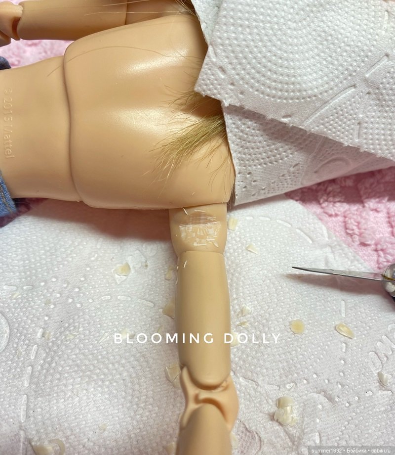 Отпиливание подмышек у кукол барби (выпрямляю руки) (фото 3)