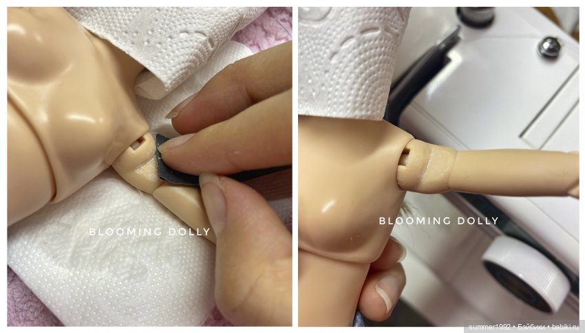 Отпиливание подмышек у кукол барби (выпрямляю руки) (фото 5)