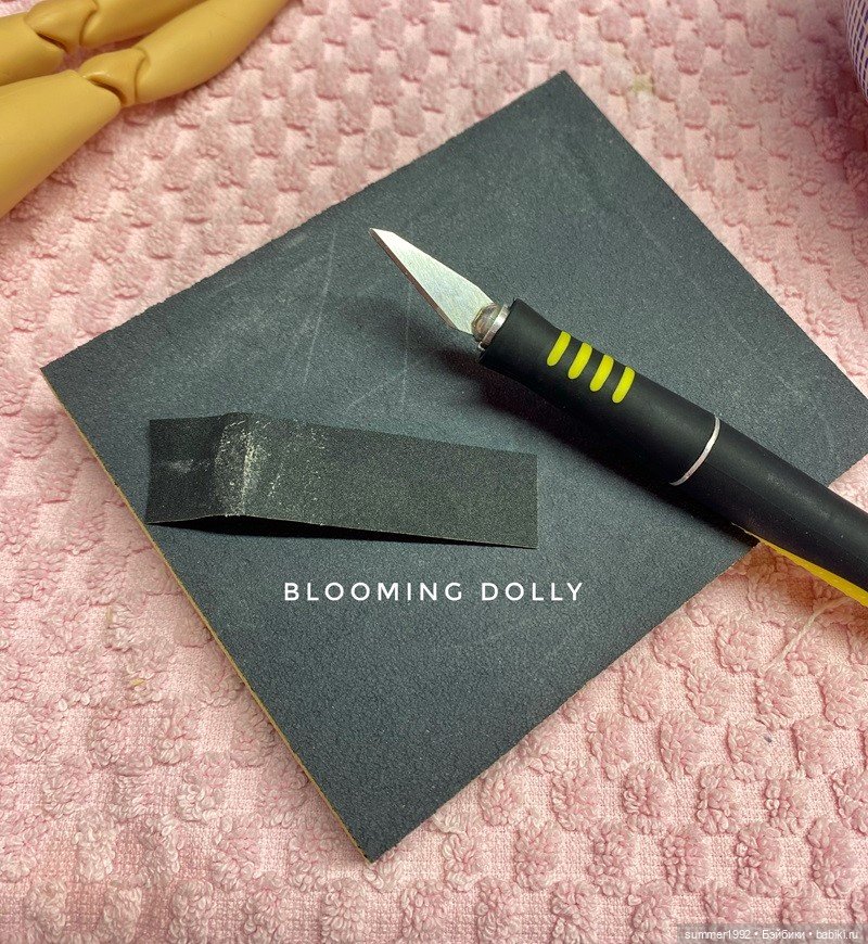 Отпиливание подмышек у кукол барби (выпрямляю руки)