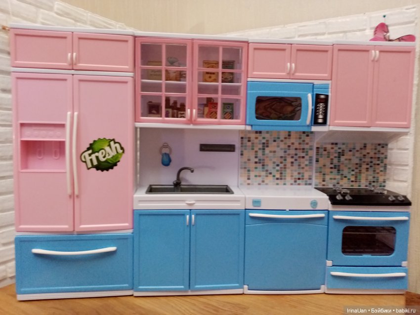 Как сделать кухню для кукол Барби и Монстер Хай?