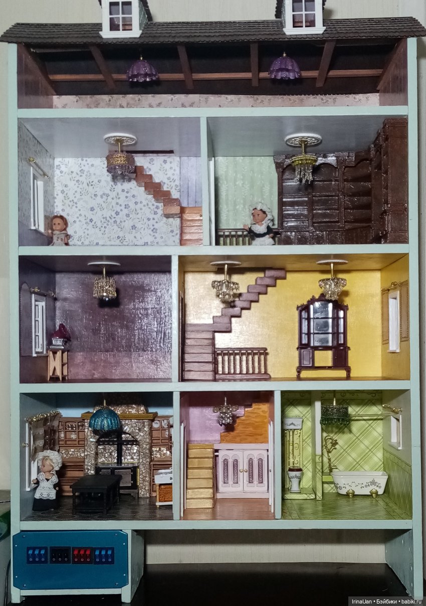 Освещение кукольного домика. Часть 2. Подключение