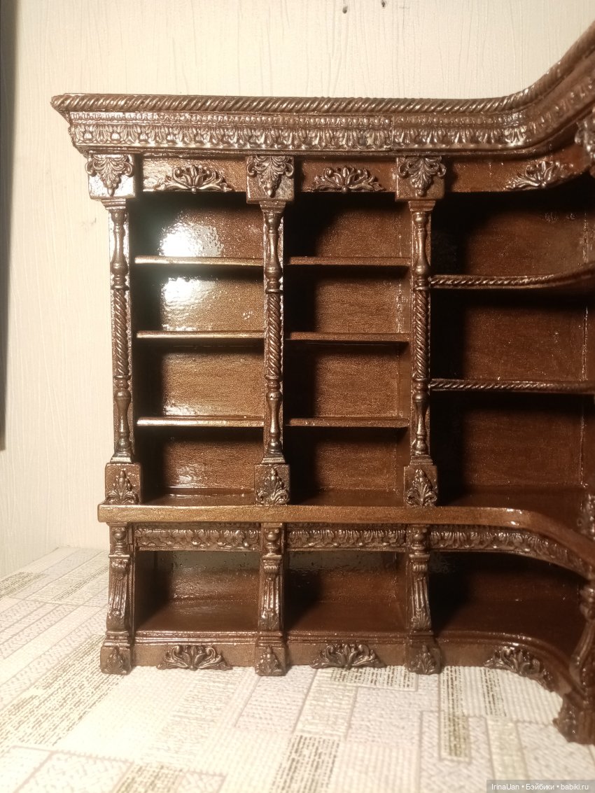 Еще один книжный шкаф — Мебель для кукол и домиков: фото (фото 7)