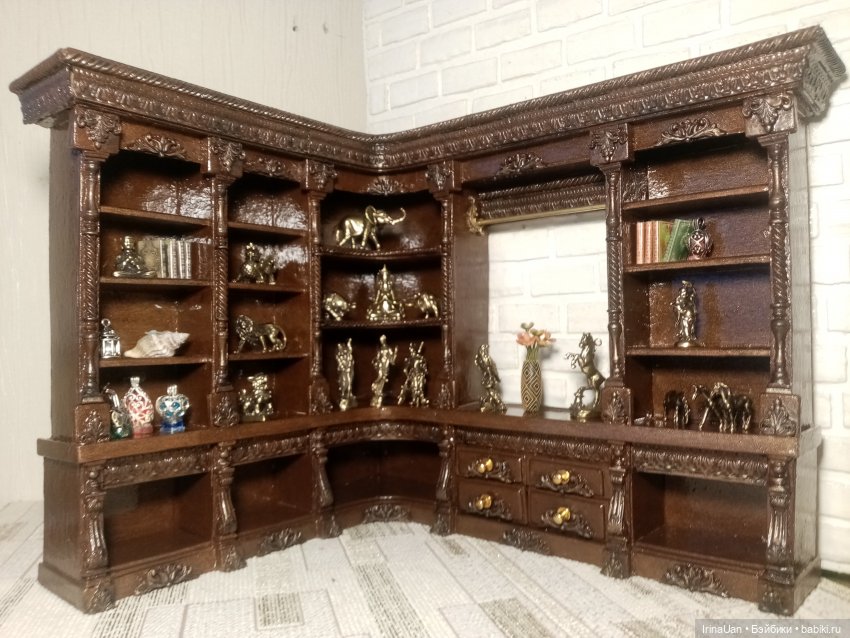 Еще один книжный шкаф — Мебель для кукол и домиков: фото (фото 9)