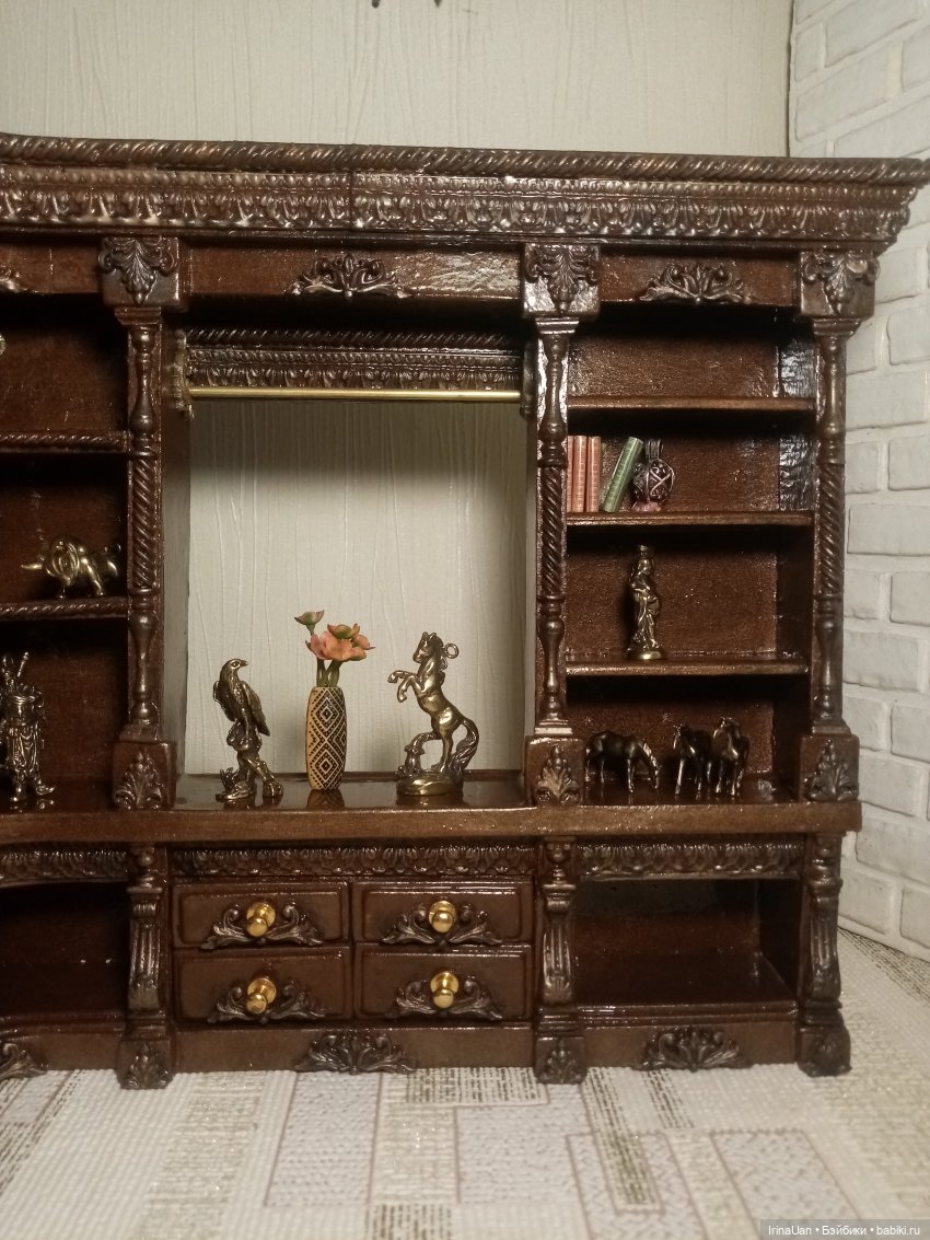 Еще один книжный шкаф — Мебель для кукол и домиков: фото (фото 10)