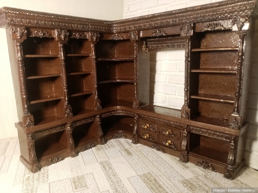 Еще один книжный шкаф — Мебель для кукол и домиков: фото (фото 3)