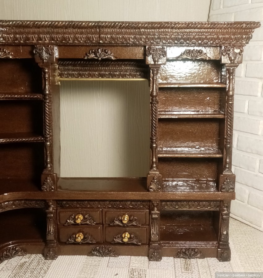 Еще один книжный шкаф — Мебель для кукол и домиков: фото (фото 6)