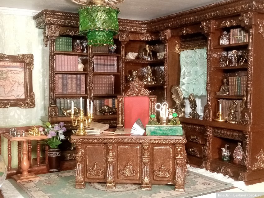 Кабинет под ключ — Румбоксы и кукольные интерьеры: фото (фото 3)