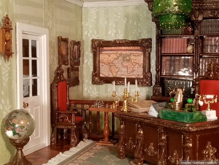 Кабинет под ключ — Румбоксы и кукольные интерьеры: фото (фото 5)
