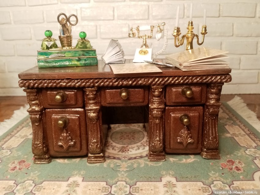 Кабинет под ключ — Румбоксы и кукольные интерьеры: фото