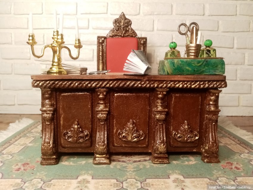 Кабинет под ключ — Румбоксы и кукольные интерьеры: фото