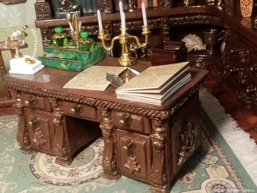 Кабинет под ключ — Румбоксы и кукольные интерьеры: фото