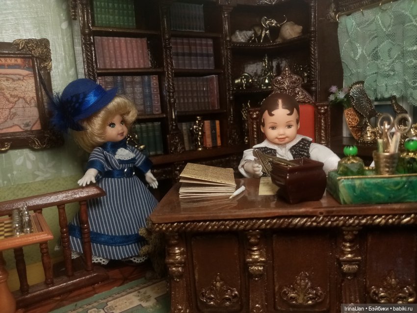 Кабинет под ключ — Румбоксы и кукольные интерьеры: фото