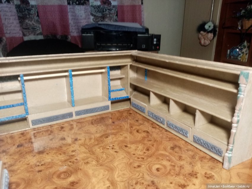 Гардеробная для малышек — Мебель для кукол и домиков: фото