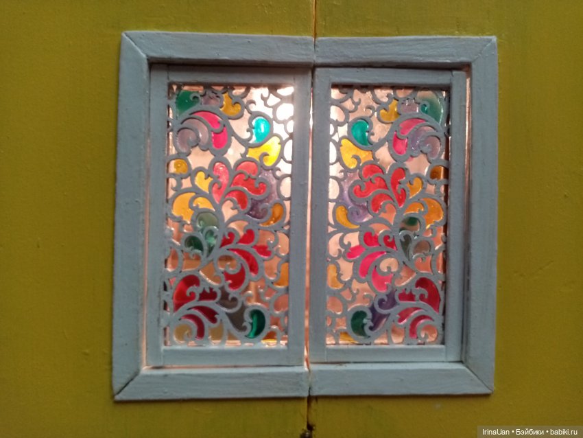 Мои ажурные витражи — Румбоксы и кукольные интерьеры: фото (фото 7)
