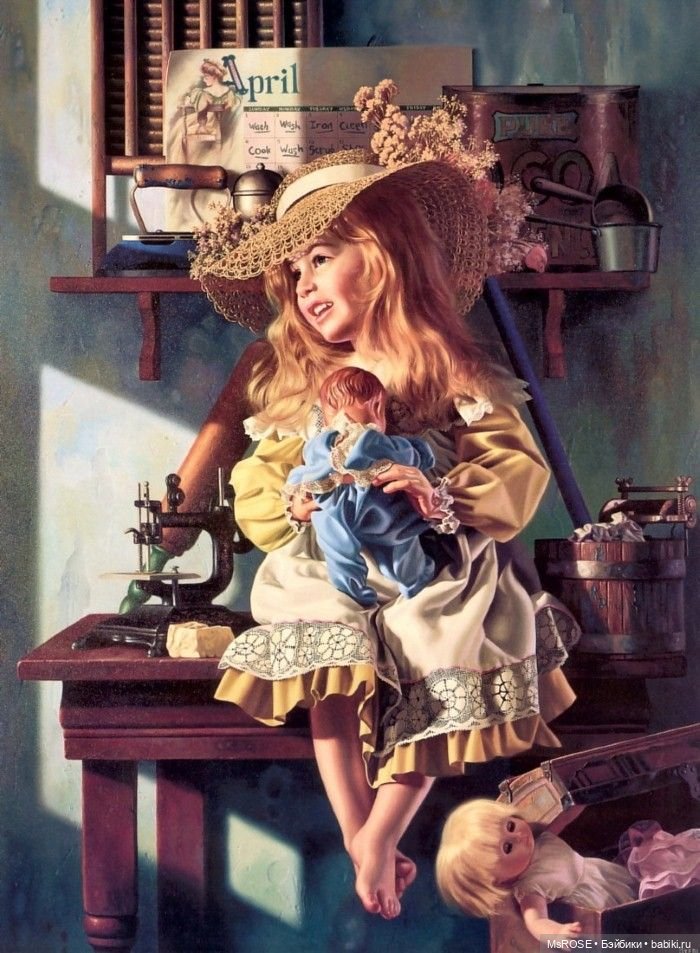 Куклы на живописных полотнах (фото 6)