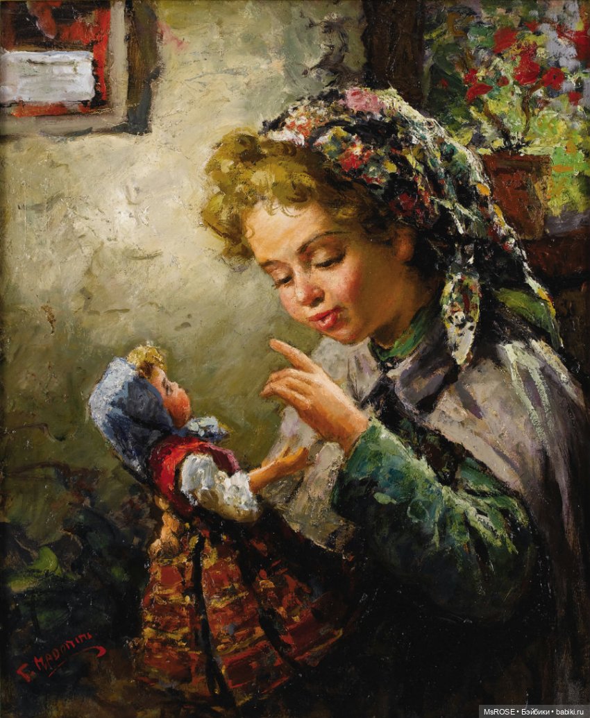 Куклы на живописных полотнах (фото 2)