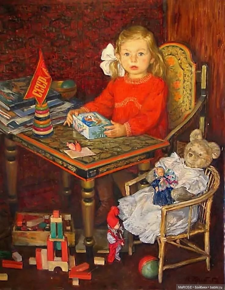 Куклы на живописных полотнах