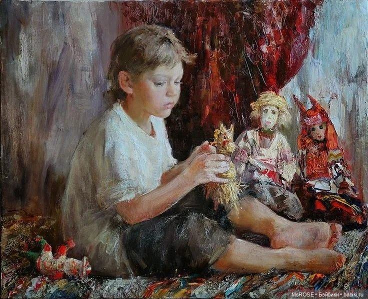 Куклы на живописных полотнах (фото 10)