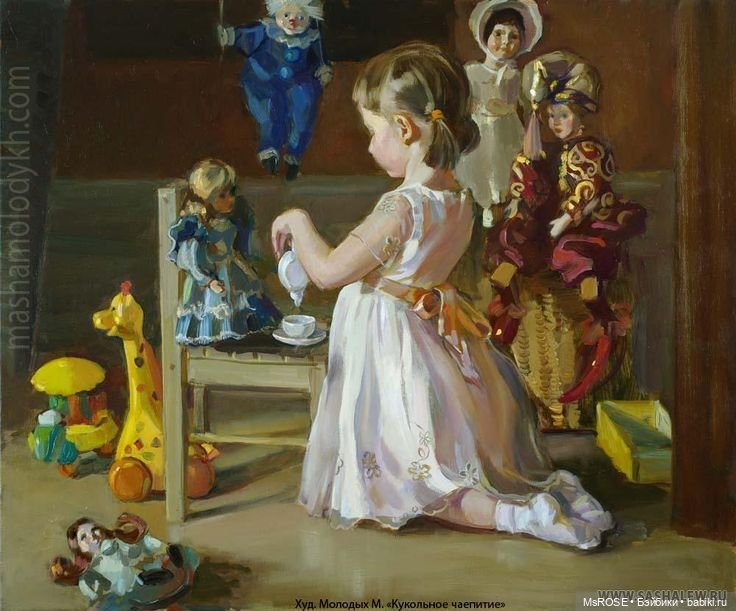 Куклы на живописных полотнах