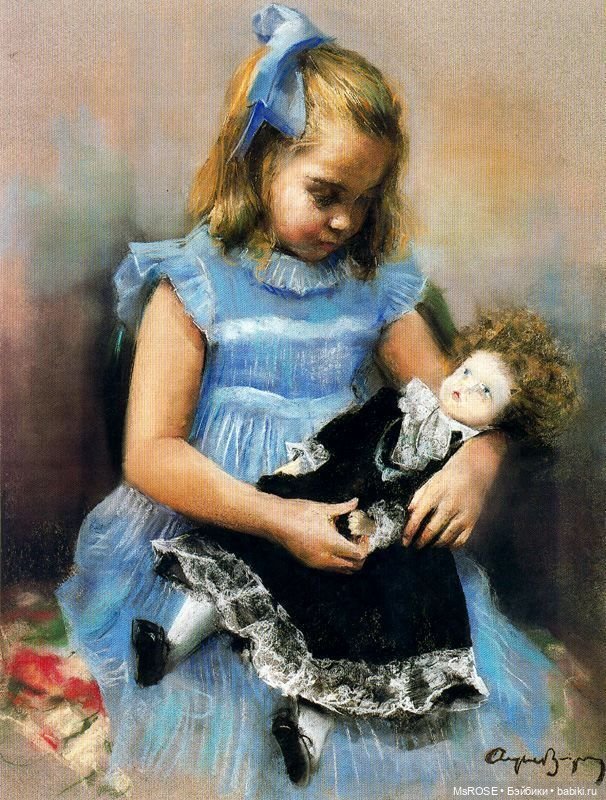 Куклы на живописных полотнах