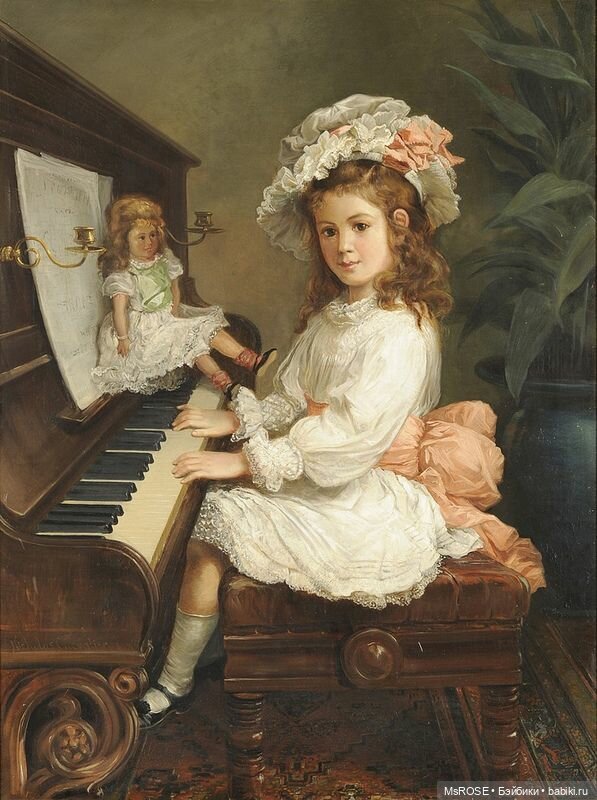 Куклы на живописных полотнах