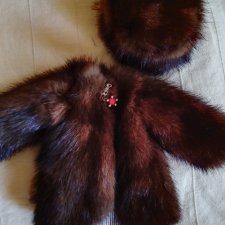 Манто с шапочкой