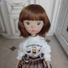 Продам очень красивый паричок из локонов козочки размер 6-7