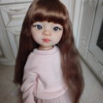 Паричок из шёлковых локонов козочки на Паолу