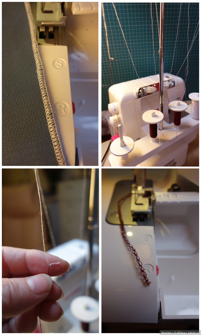 Этот "страшный зверь" оверлок. Советы новичку. Часть 2. (Оверлок Janome Excellent Lock 777) (фото 4)