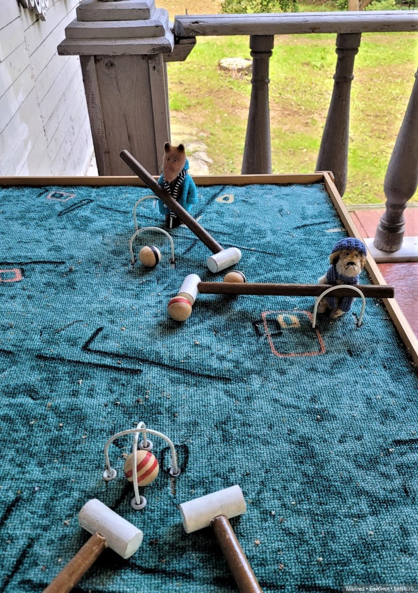 Усадьба, крокет, электричество, барабан, светец все это бабайки увидели в одном месте