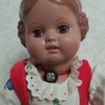 Куколка из тортулона Schildkred.Барбель Германия.