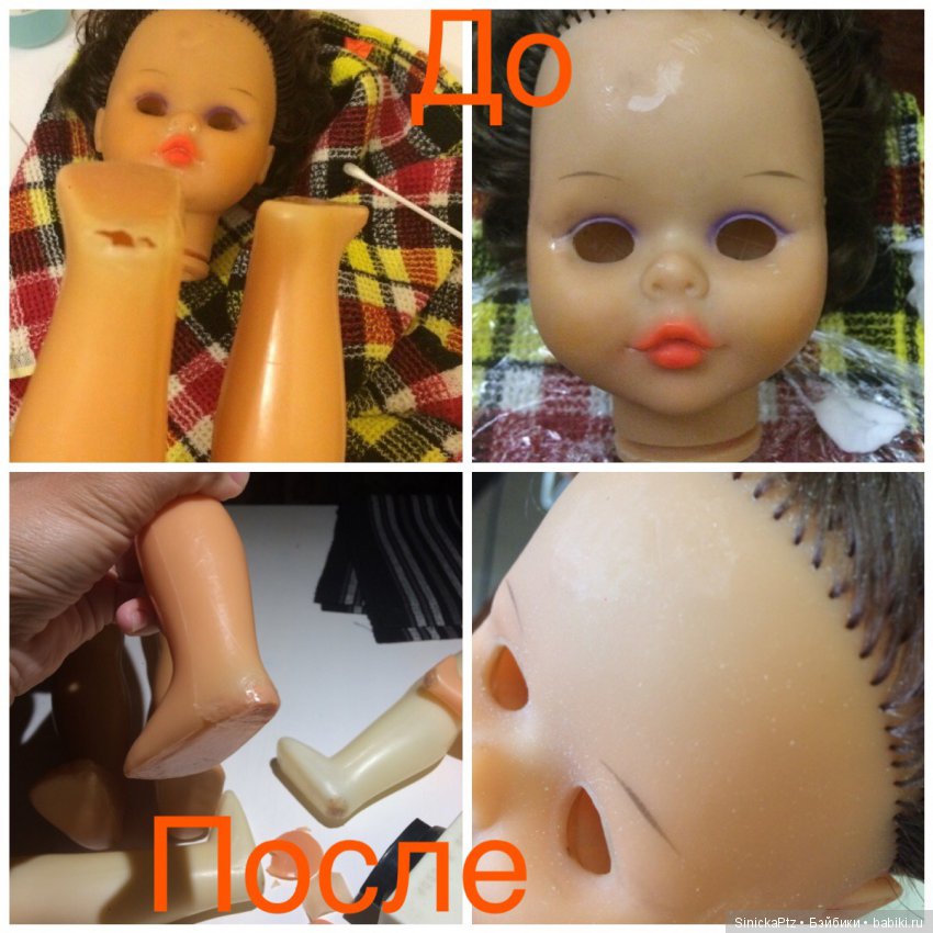 Моя ГДР-очка из детства — Реставрация и преображение кукол: ремонт