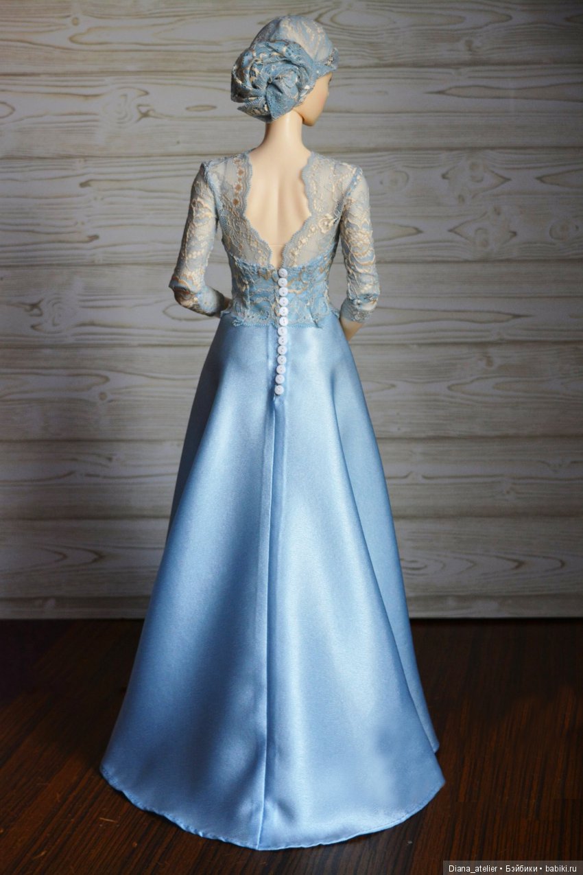 Длинное платье для куклы бжд Длинное платье для куклы бжд