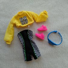 Полный аутфит Barbie BMR мулатки с косичками Полный аутфит Barbie BMR мулатки с косичками