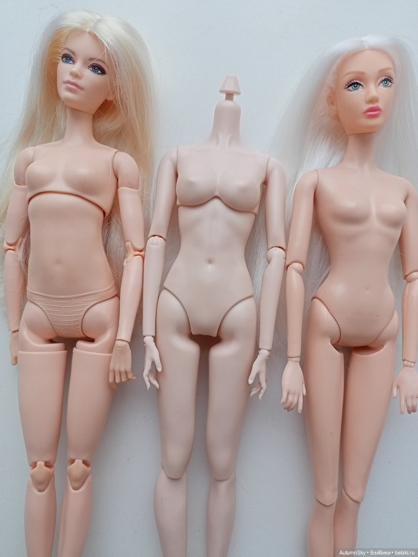 Сравнение тонов тел аналогов менгф и Барби