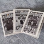 Набор газет "Ежедневный пророк" на анг. в масштабе 1:6