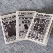 Набор газет "Ежедневный пророк" на анг. в масштабе 1:6
